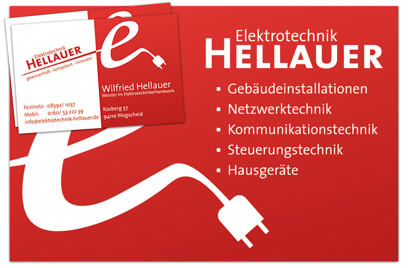 Elektrotechnik Hellauer - Gebudeinstallationen, Netzwerktechnik, Kommunikationstechnik, Steuerungstechnik, Hausgerte