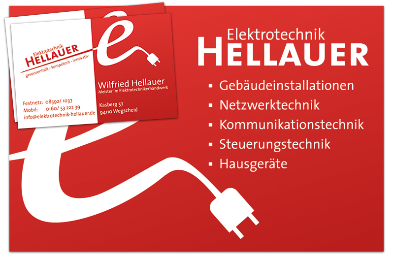 Elektrotechnik Hellauer - Gebäudeinstallationen, Netzwerktechnik, Kommunikationstechnik, Steuerungstechnik, Hausgeräte